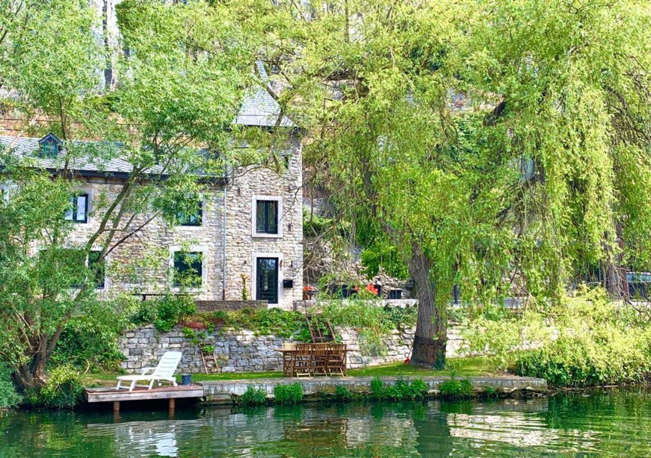 Pieds Dans L'Eau Private Wellness Bordure De Meuse Villa Lustin Buitenkant foto
